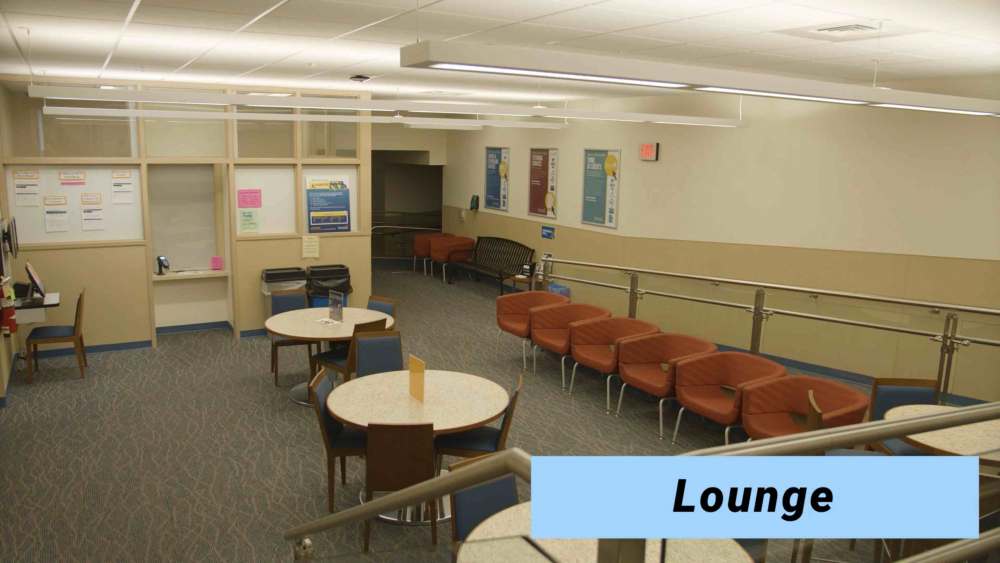 Photo of lounge area at Upper Darby Center.