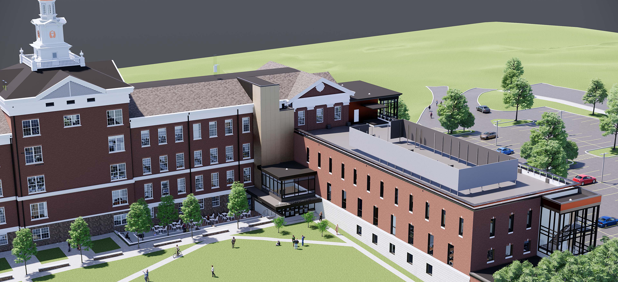 Rendering of new Southeast Center exterior